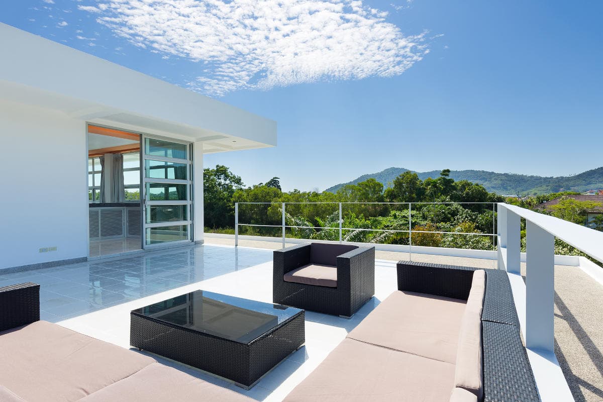 Luxury villa living area Rawai Phuket Thailand