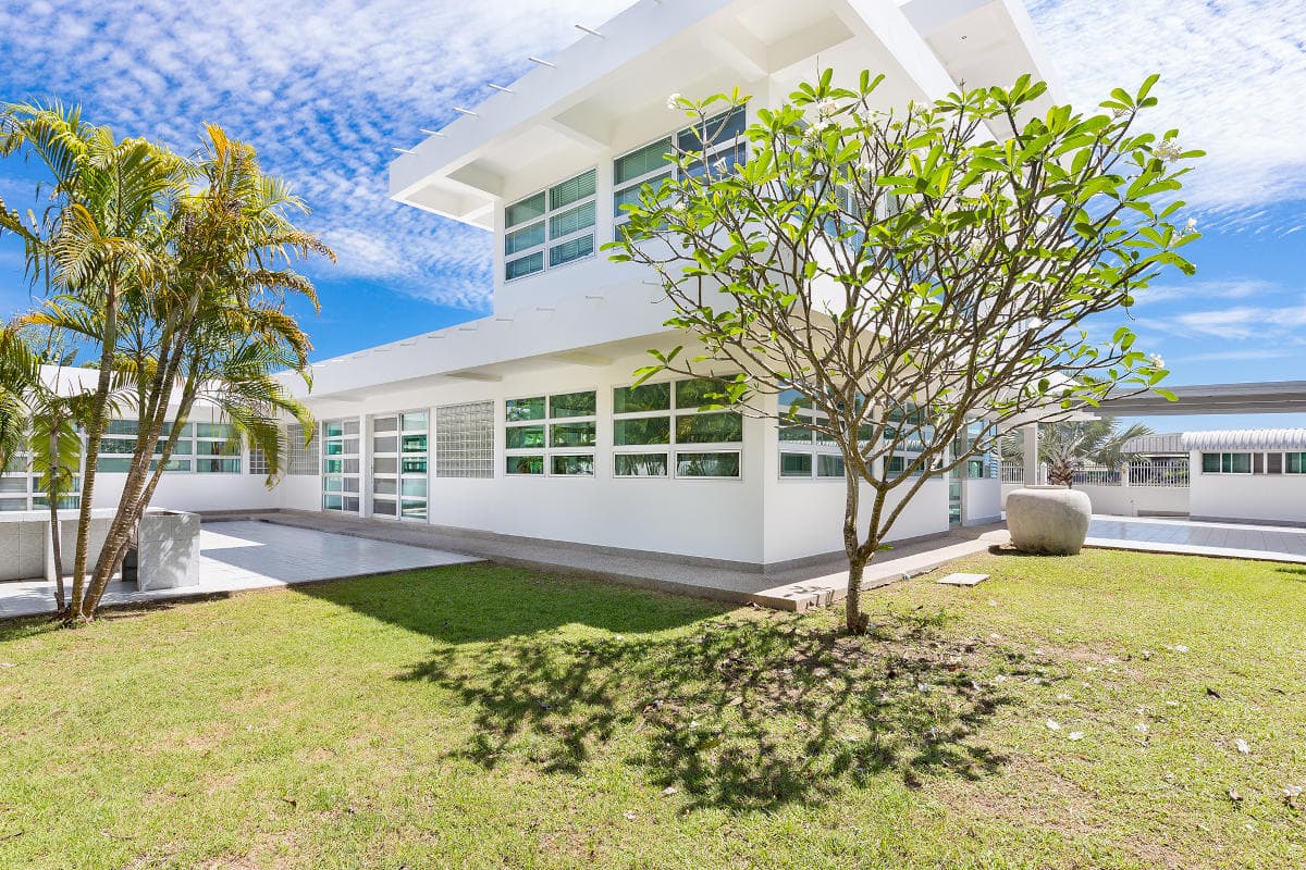 Villa Papaya exterior evening Phuket Thailand